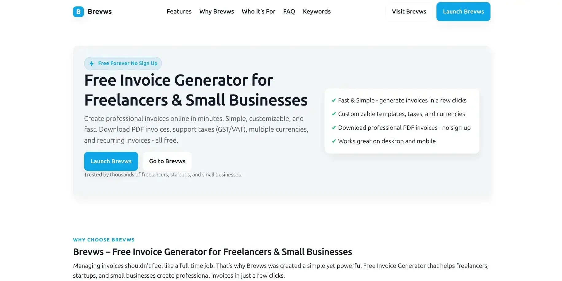 Free Invoice Generator